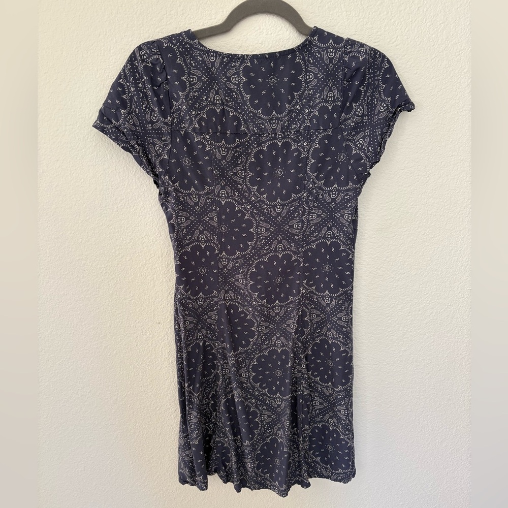 Madewell Shirred Button Front Minidress - image 7